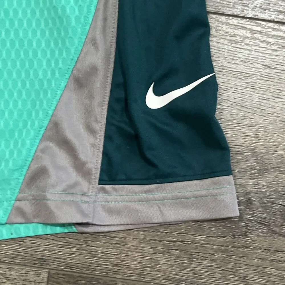 Nike Kobe Bryant Dri-FIT Basketball Shorts Teal Green Mamba Baggy Sheath Men XL